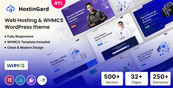 Hostingard 1.6.0  –  Web主机WordPress主题WHMCS下载