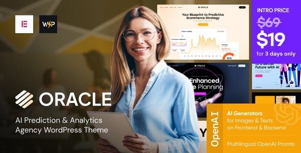 Oracle v1.0.0 AI预测与分析机构WordPress主题下载