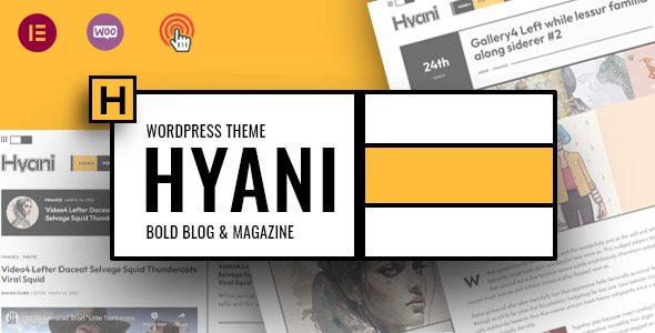 hyani v1.3.7 -博客和杂志wordpress主题下载