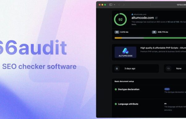 66audit v18.0.0 – SEO audits Software SEO评估源码下载