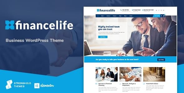 FinanceLife v10.0 业务WordPress主题下载