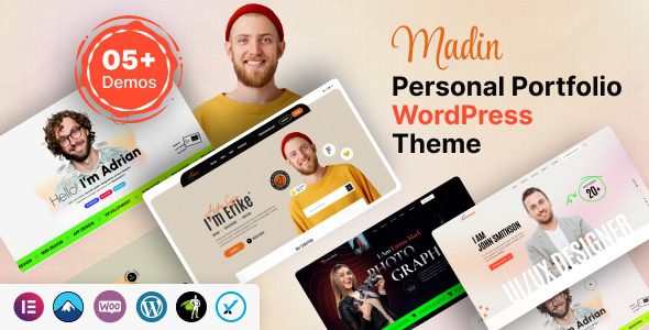 Madin v1.0.0 个人作品集WordPress主题下载