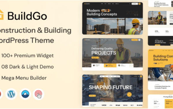 BuildGo v1.4.3 建筑WordPress主题下载