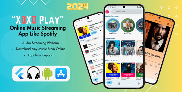 Xoxo Play v3.3.1-流式音乐，释放节奏，拥有体验 –  Android＆ios源码下载