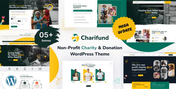 Charifund V2.0.0 -慈善与捐赠基金会WordPress主题多功能下载
