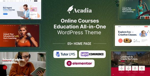 Acadia v3.1.0 教育在线课程WordPress主题细轴