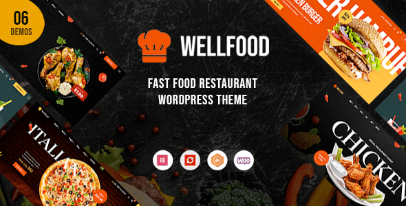 Wellfood v1.0.0-快餐餐厅WordPress主题下载