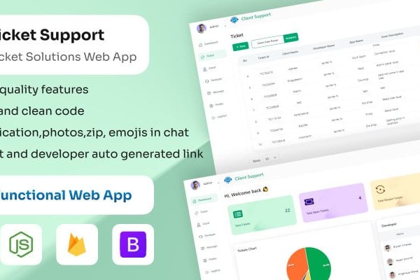Ticket Support v1.0 – 实时聊天PHP源码下载