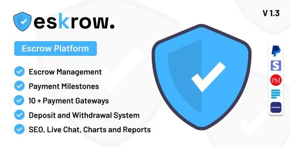 Eskrow v2.0 安全的托管平台源码下载