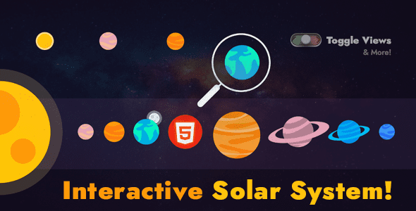 Interactive 3D Solar System v1.0 互动3D太阳系PHP源码下载