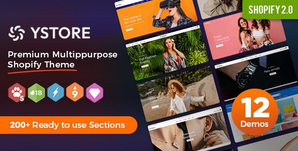 YStore v1.2.4 多功能时尚商店shopify主题下载