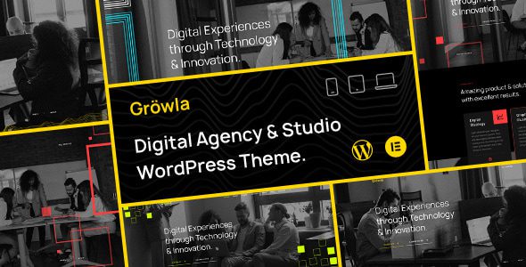 Gröwla v1.0 – 数字代理和Studio WordPress主题下载