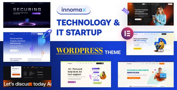 Innomax V1.0  – 技术与IT启动WordPress主题下载