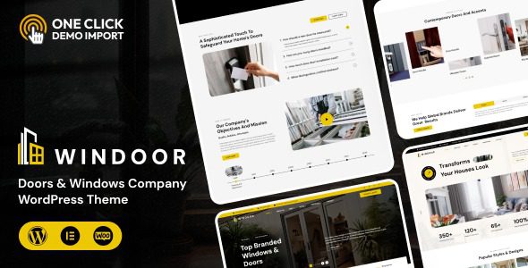 Windoor v1.0.2 门窗公司WordPress主题下载