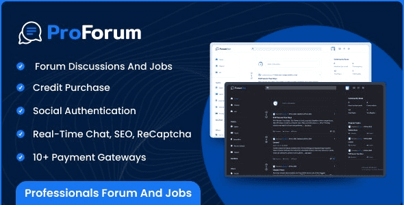 ProForum v1.3.0 专业人士论坛和工作主题下载