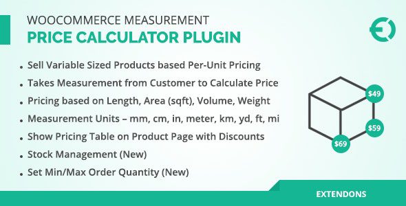 WooCommerce Measurement Price Calculator Plugin, Price Per Unit v2.2.4 WooCommerce测量价格计算器插件下载