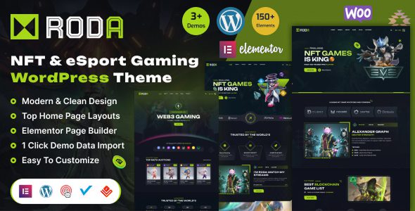 Roda V1.1.0-游戏商店和电子商务WordPress主题下载