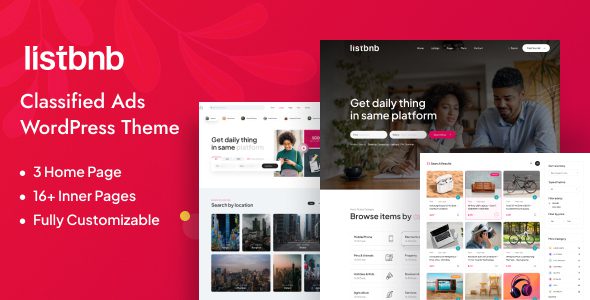 ListBnB v1.0.5-分类广告WordPress主题下载