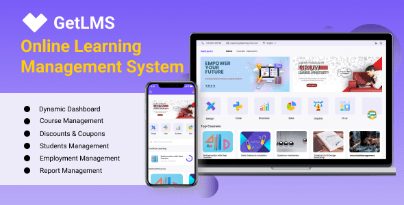 GetLMS Multi Instructor V1.0.2- Laravel Admin面板的学习管理系统PHP源码下载