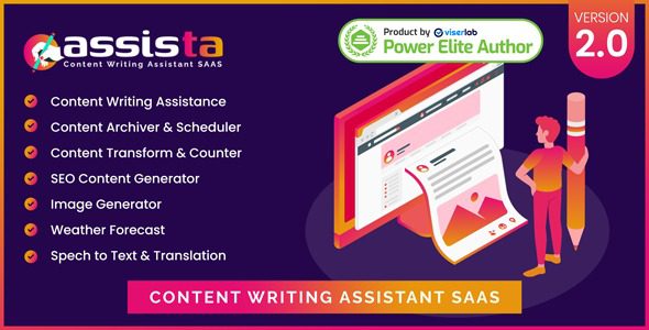 Assista v2.0 – 内容写作助理作为SaaS PHP源码下载