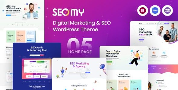 Seomy v1.1.7 数字营销和SEO代理WordPress主题下载