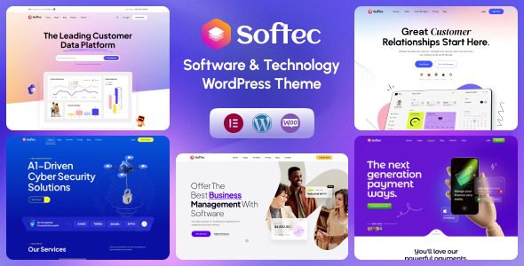 Softec v1.2.2 软件和技术WordPress主题下载