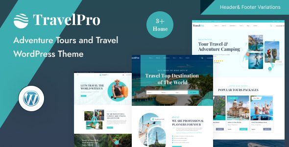 TravelPro V1.0-冒险旅行和旅行社WordPress主题下载
