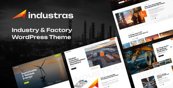 Industras v1.0.11 行业和工厂WordPress主题下载