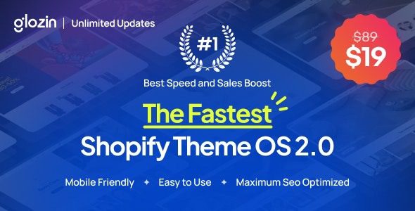 Glozin v3.3.0 多功能Shopify主题OS 2.0下载