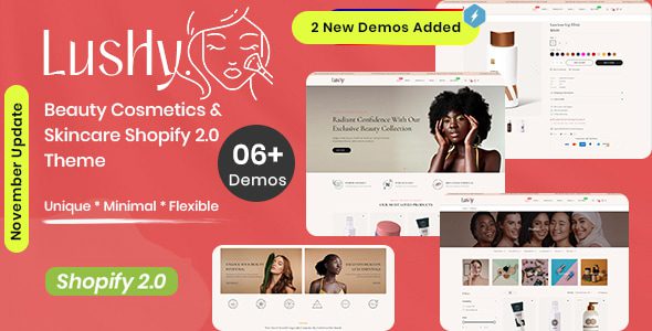 Lushy v1.3-美容化妆品和护肤店2.0主题下载