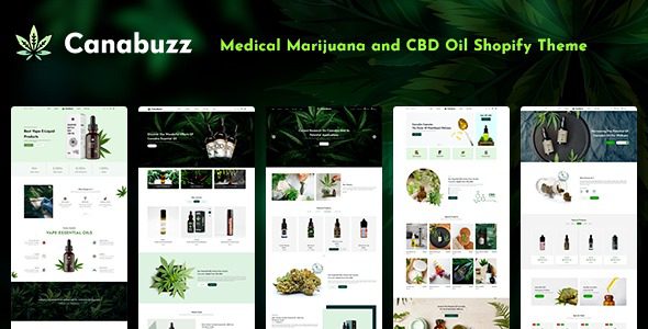 Canabuzz v1.0.0 医用大麻和CBD石油Shopify主题下载