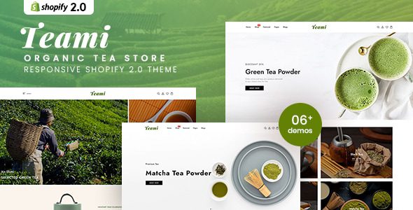 Teami 1.0 -茶叶茶店Shopify 2.0主题下载