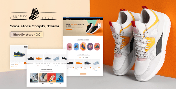 Happyfeet 1.0 -鞋子商店shopify主题下载
