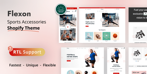 Flexon 1.0 -体育配件Shopify主题下载