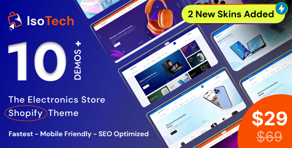 Isotech v3.0.0-电子商店Shopify主题OS 2.0下载