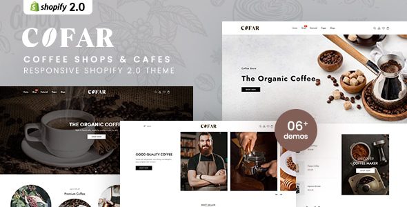 Cofar V1.0-咖啡店和咖啡馆Shopify 2.0主题下载
