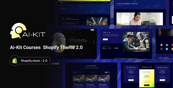 AI KIT v1.0 -AI应用程序，工具和游戏Shopify商店下载