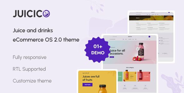 Juicico v1.0-果汁和饮料电子商务shopify主题下载