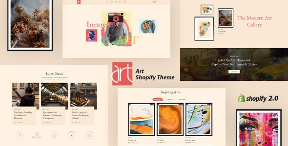 Multi Art v1.1- Shopify Art Store主题下载