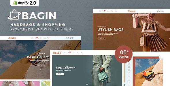 Bagin 1.0 -手袋和购物响应式Shopify 2.0主题下载