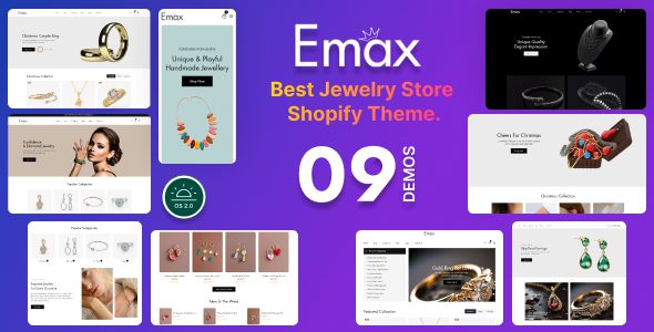EMAX 1.0 -珠宝商店Shopify OS 2.0主题下载