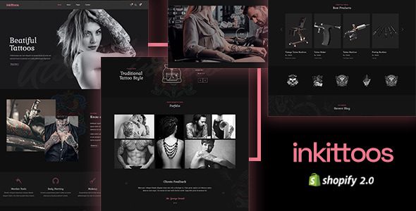 Inkittoos 1.0 -纹身Shopify主题下载