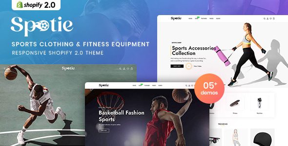 Spotie V1.0-运动服装和健身设备Shopify 2.0主题下载