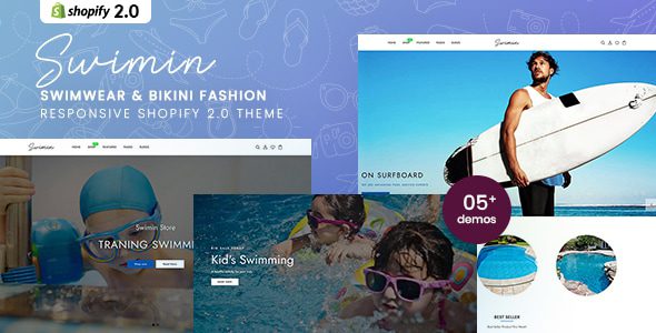 Swimin v1.0-泳装，比基尼时装和配件响应式Shopify 2.0主题下载