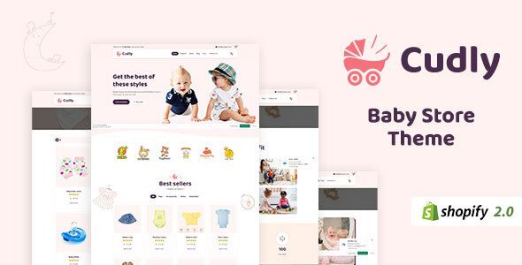 Cudly 1.0 -玩具商店，新生婴儿Shopify主题下载