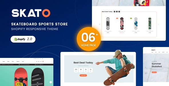 Skato V1.0.0-滑板运动商店Shopify 2.0主题下载