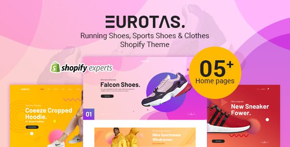 EUROTAS V1.0-跑鞋，运动鞋和衣服Shopify主题下载