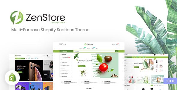 Zenstore 1.0 -多功能Shopify主题shopify主题下载