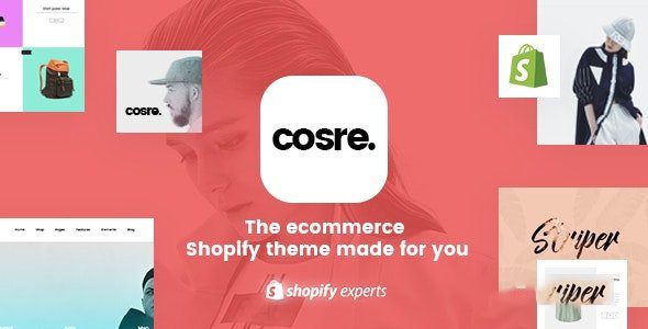 Cosre v1.0.5-干净，最小的响应式Shopify主题下载