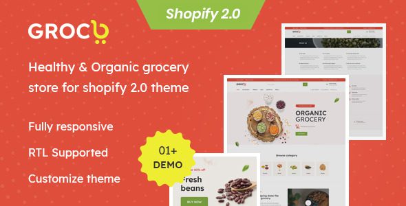 Groco v1.0-杂货和超市反应型Shopfiy主题下载